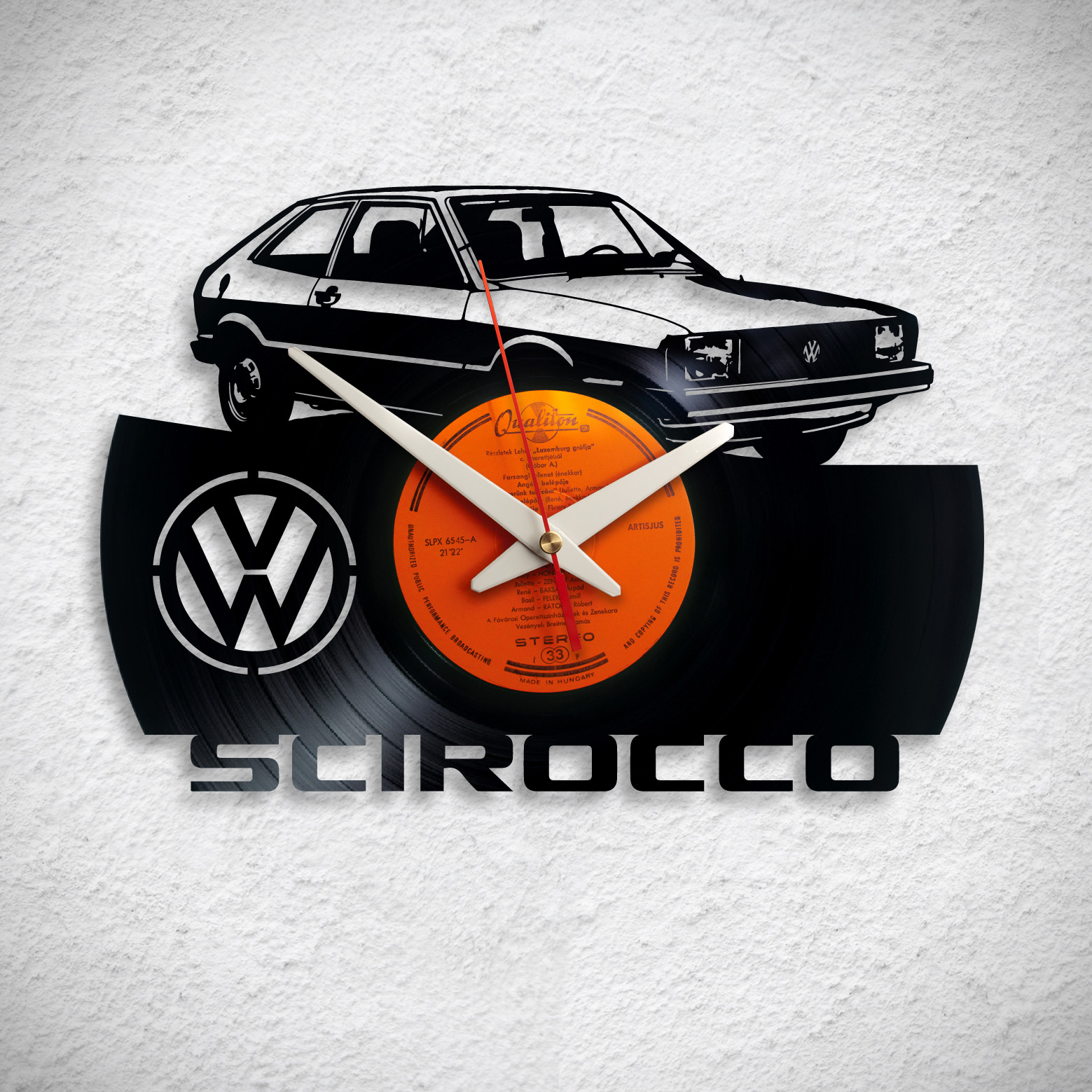 VW Scirocco – Bakelit falióra