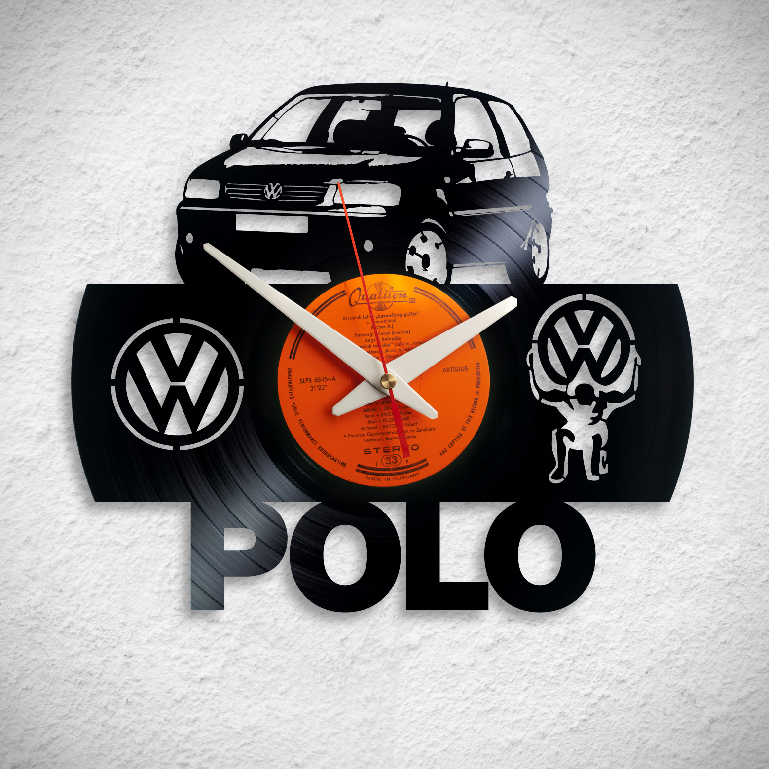 VW Polo – Bakelit falióra
