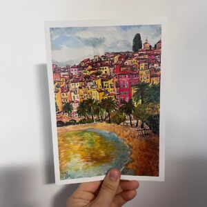 Napfény Mentonban – A5 print / digitális nyomat