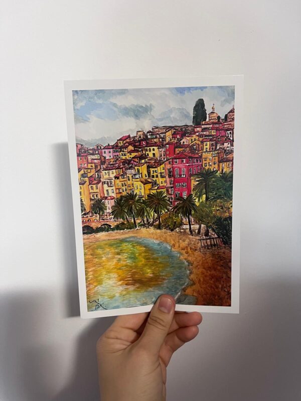 Napfény Mentonban – A5 print / digitális nyomat