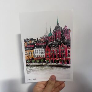 Stockholm tornyai – A5 print / digitális nyomat