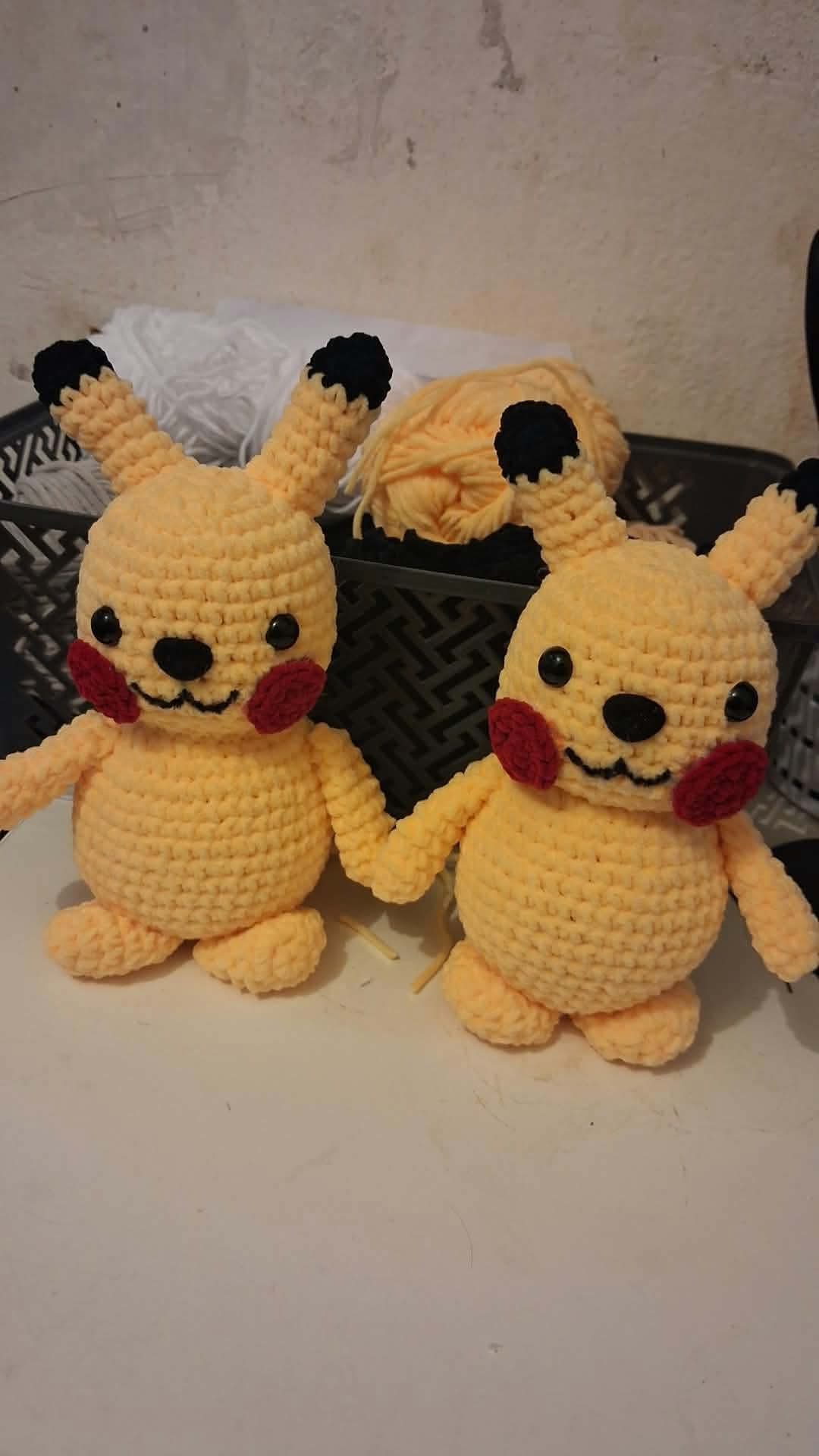 Horgolt Pikachu