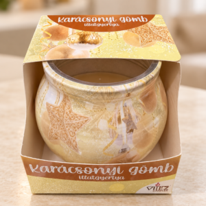 Vitéz Candles Karácsonyi gömb illatgyertya üvegben