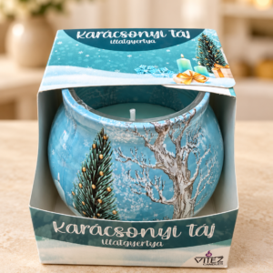 Vitéz Candles Karácsonyi táj illatgyertya üvegben