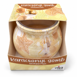 Vitéz Candles Karácsonyi gömb illatgyertya üvegben