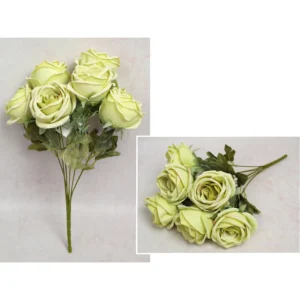 Örök rózsacsokor, 44 cm – 7 virág