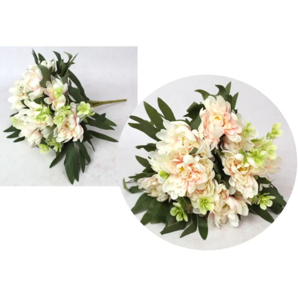 Örök dáliacsokor, 33 cm – 12 virág