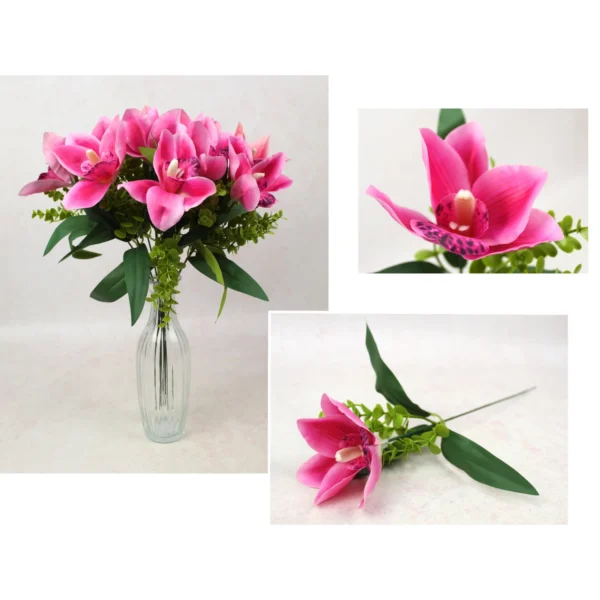 Örök orchidea virág, 35 cm – rózsaszín