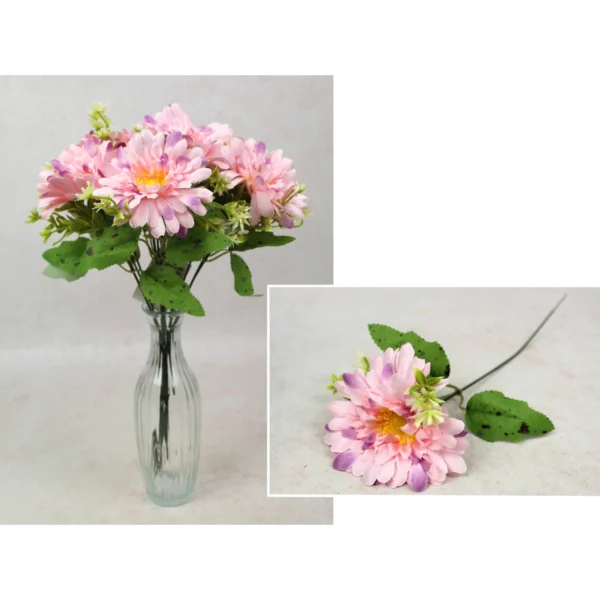 Örök gerbera virág, 34 cm – rózsaszín