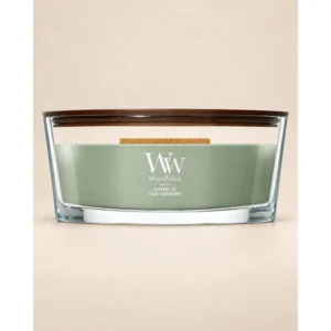 WoodWick Verdant Fig Ellipse illatgyertya 453 g