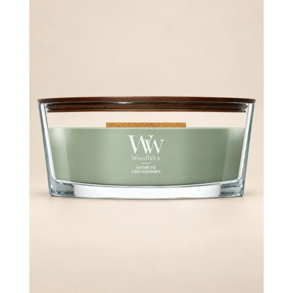 WoodWick Verdant Fig Ellipse illatgyertya 453 g