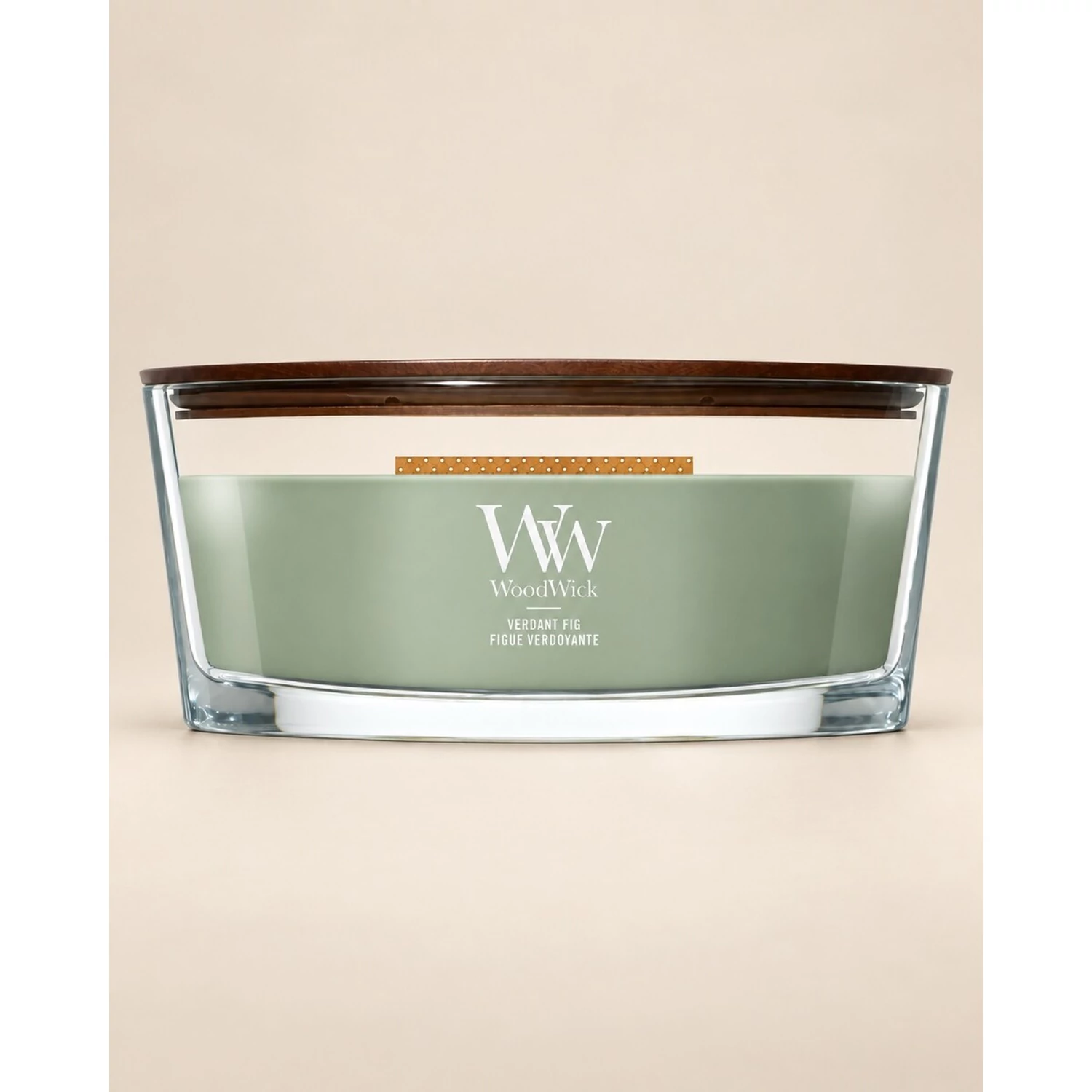 WoodWick Verdant Fig Ellipse illatgyertya 453 g