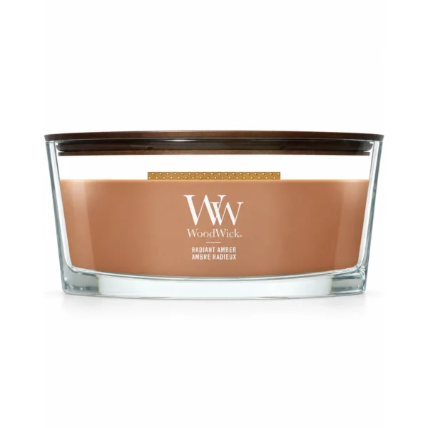 WoodWick Radiant Amber Ellipse illatgyertya 453 g