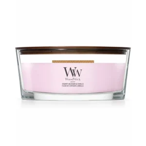 WoodWick Cherry Blossom & Vanilla Ellipse illatgyertya 453 g