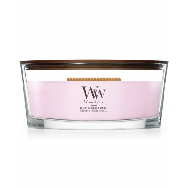 WoodWick Cherry Blossom & Vanilla Ellipse illatgyertya 453 g