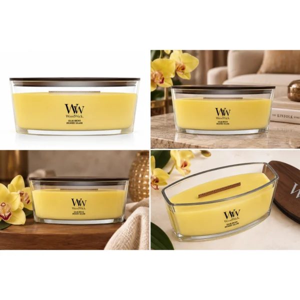 WoodWick Solar Orchid Ellipse illatgyertya 453 g