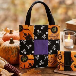 Patchwork kistáska és pénztárca szett