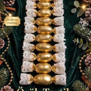 🎄 KARÁCSONYI AJÁNDÉKKOSÁR – TARTÓS, NEM SZÁRAD EL 🎄
