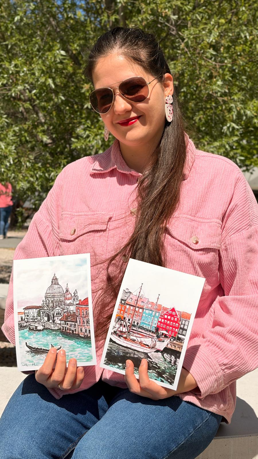 Magányos gondola – A5 print / digitális nyomat