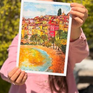 Napfény Mentonban – A4 print / digitális nyomat
