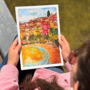 Napfény Mentonban – A5 print / digitális nyomat