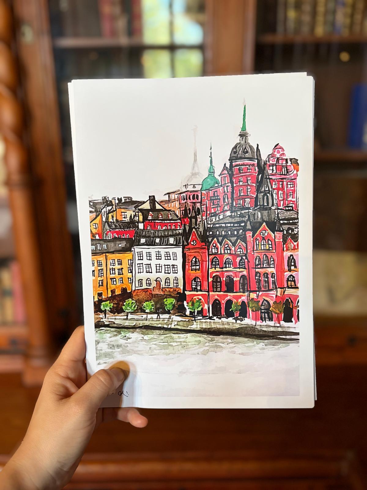 Stockholm tornyai – A4 print / digitális nyomat