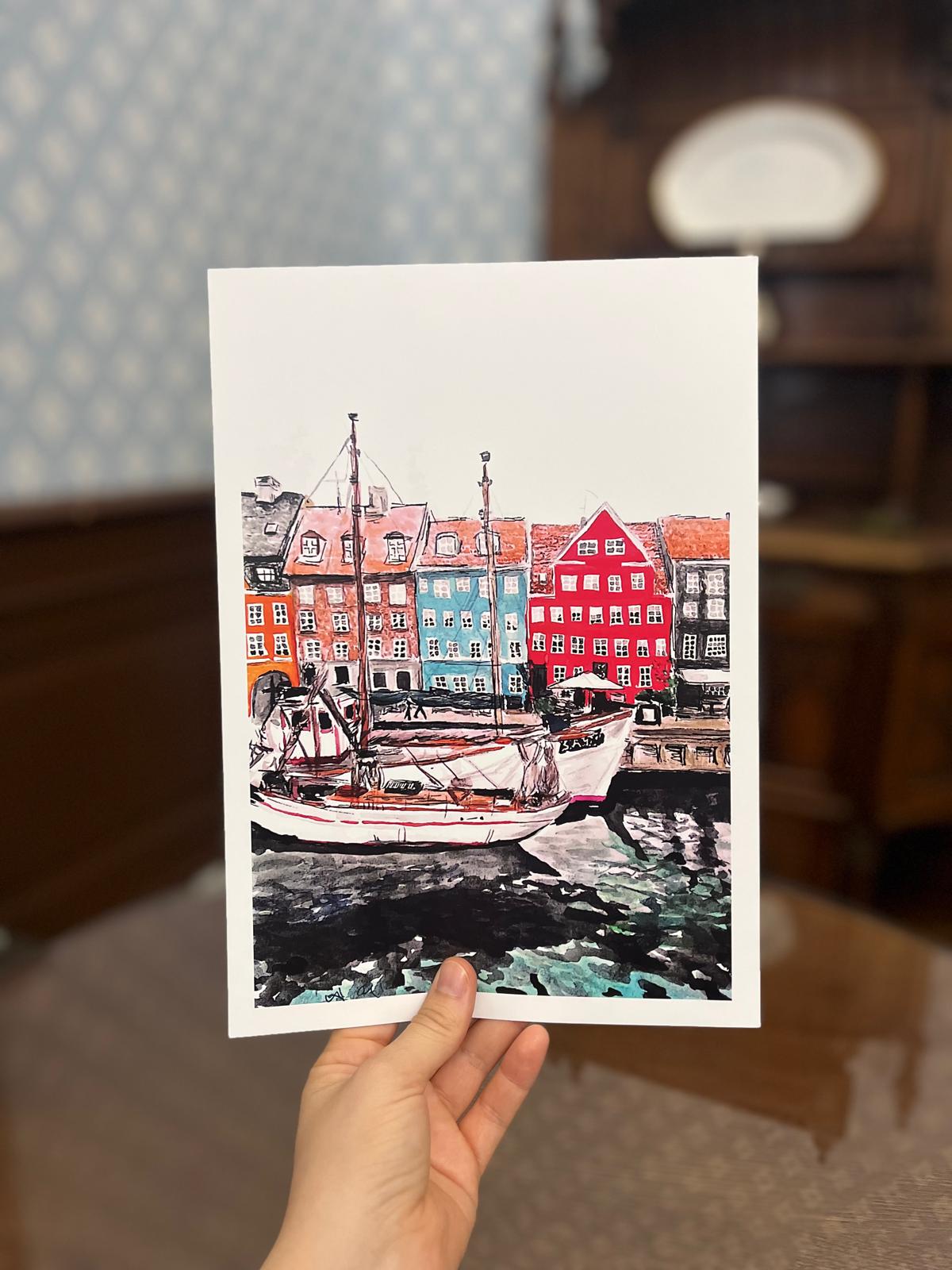 Nyhavn békéje – A4 print / digitális nyomat