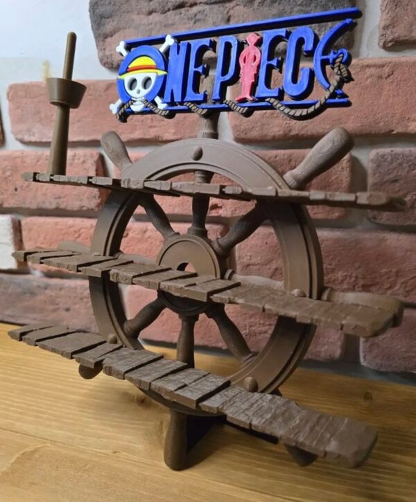One Piece Kinder Joy figura tartó kormánykerék formájú