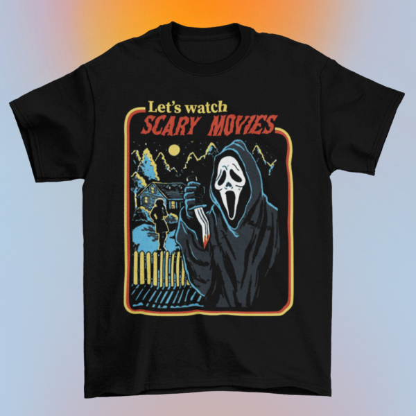 SCARY MOVIE – környakú pamut póló