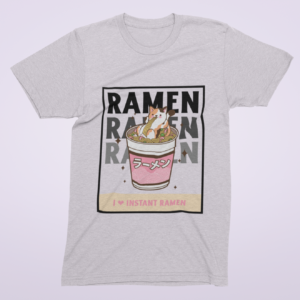 Instant Ramen Lover – környakú pamut póló