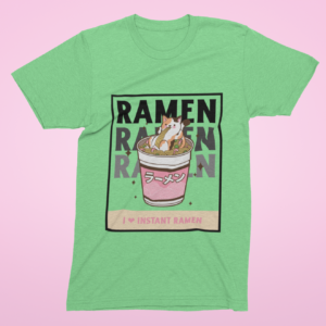 Instant Ramen Lover – környakú pamut póló