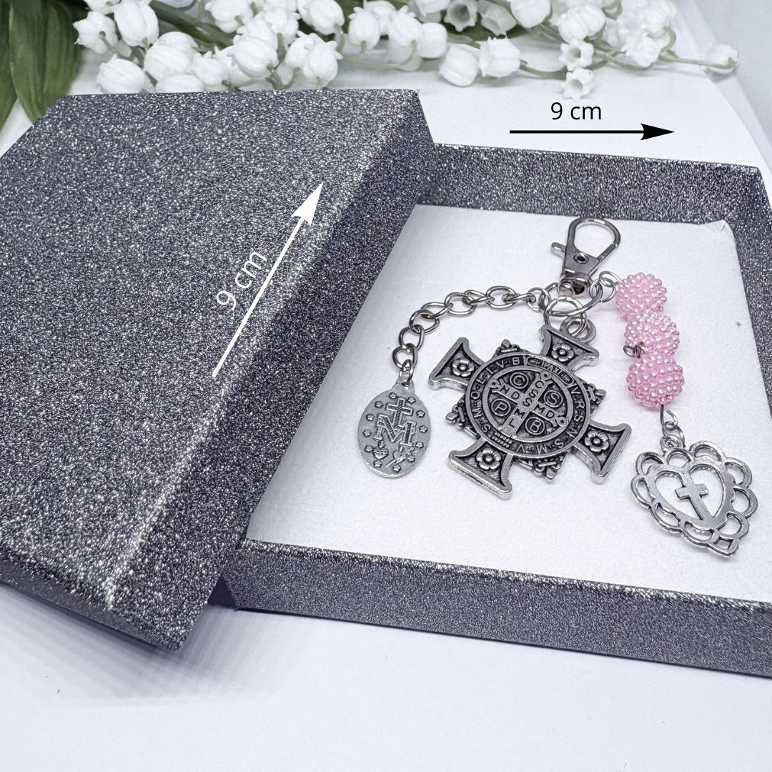 Szent József kulcstartó idézetes dobozban